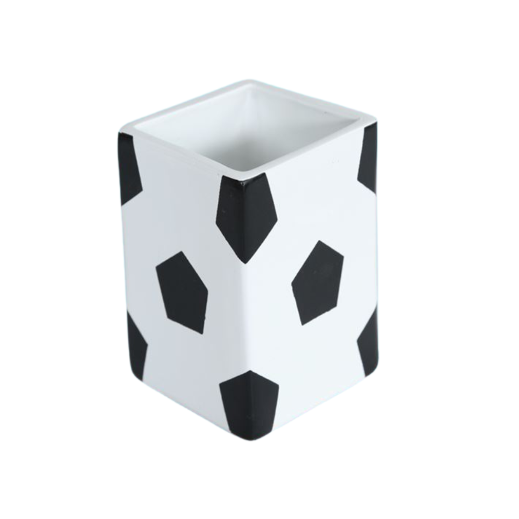 Vaso Quadrado Futebol